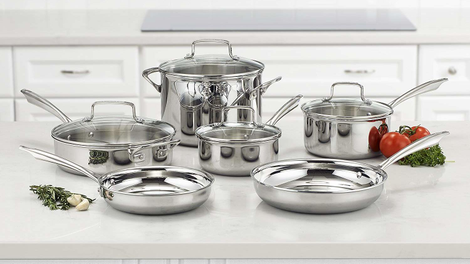 Cuisinart 10-Piece Tri-Ply Cookware Set | $177 | Amazon | Discount shown at checkoutCuisinart 17-Piece Chef’s Classic Cookware Set | $120 | Amazon | Discount shown at checkoutCuisinart 17-Piece Nonstick Cookware Set | $126 | Amazon | Discount shown at checkout